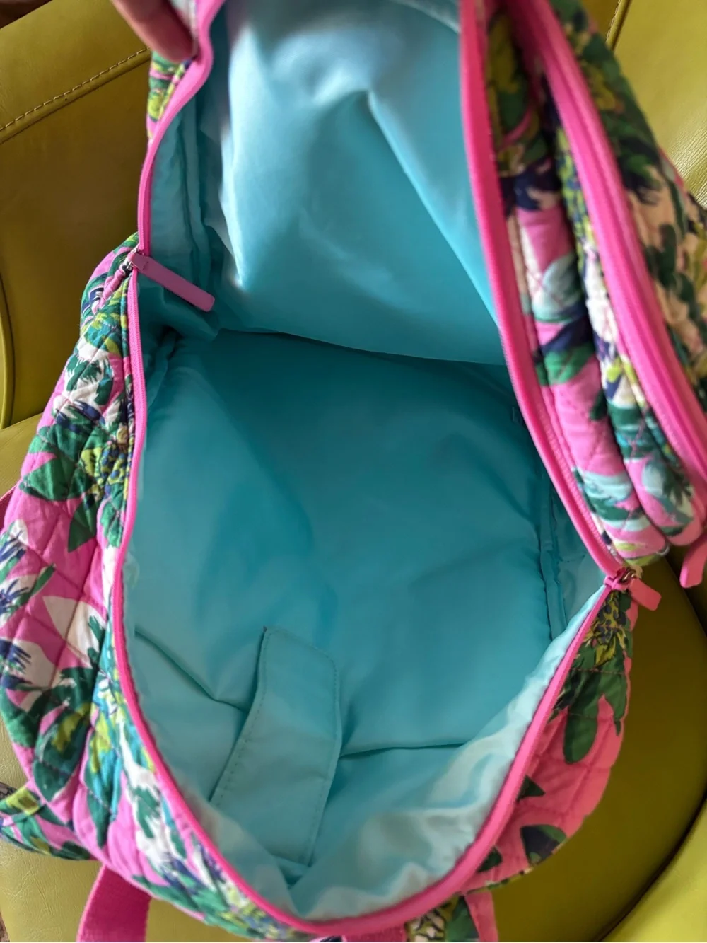 Vera Bradley Tropical Paradise Campus Backpack Pink Floral Retired